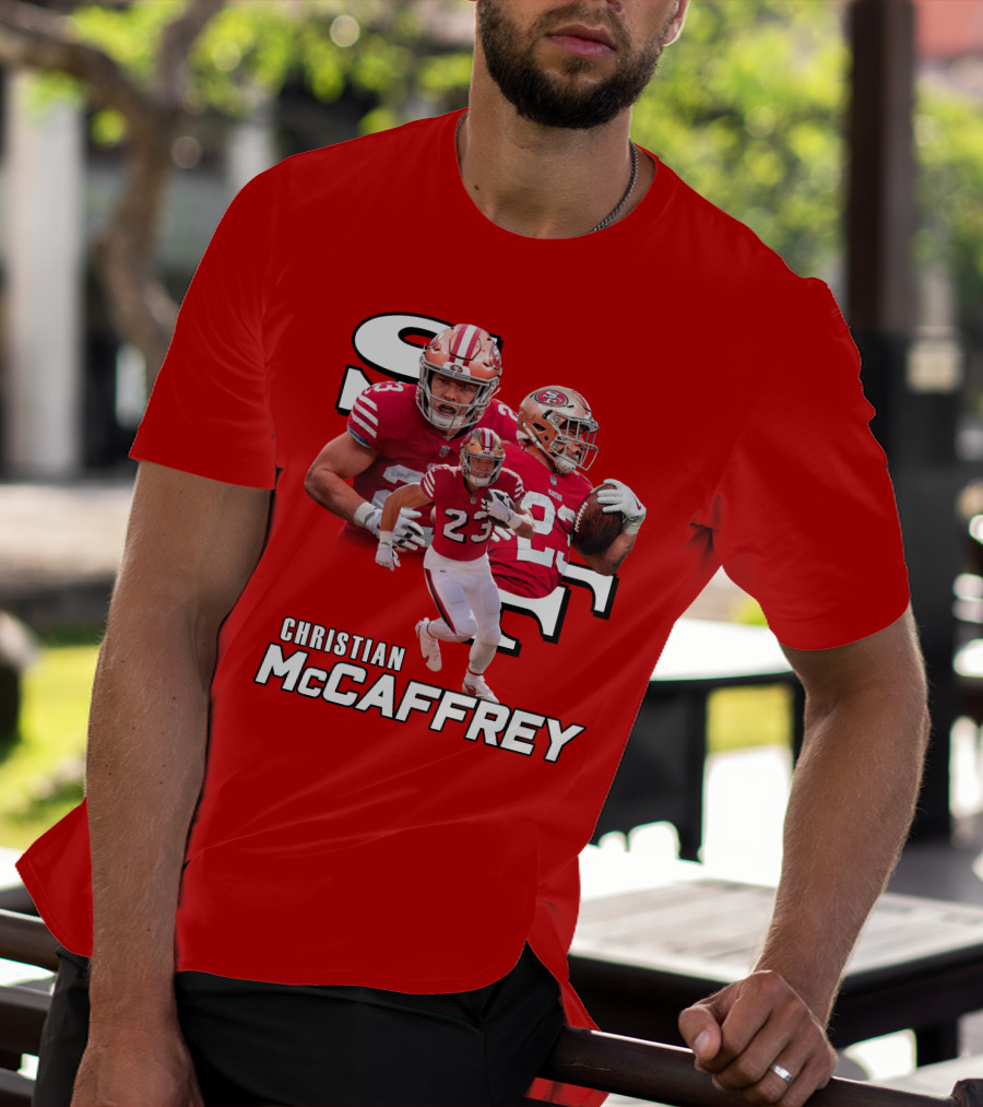 Christian McCaffrey 49ers Football Number 23 T-Shirt