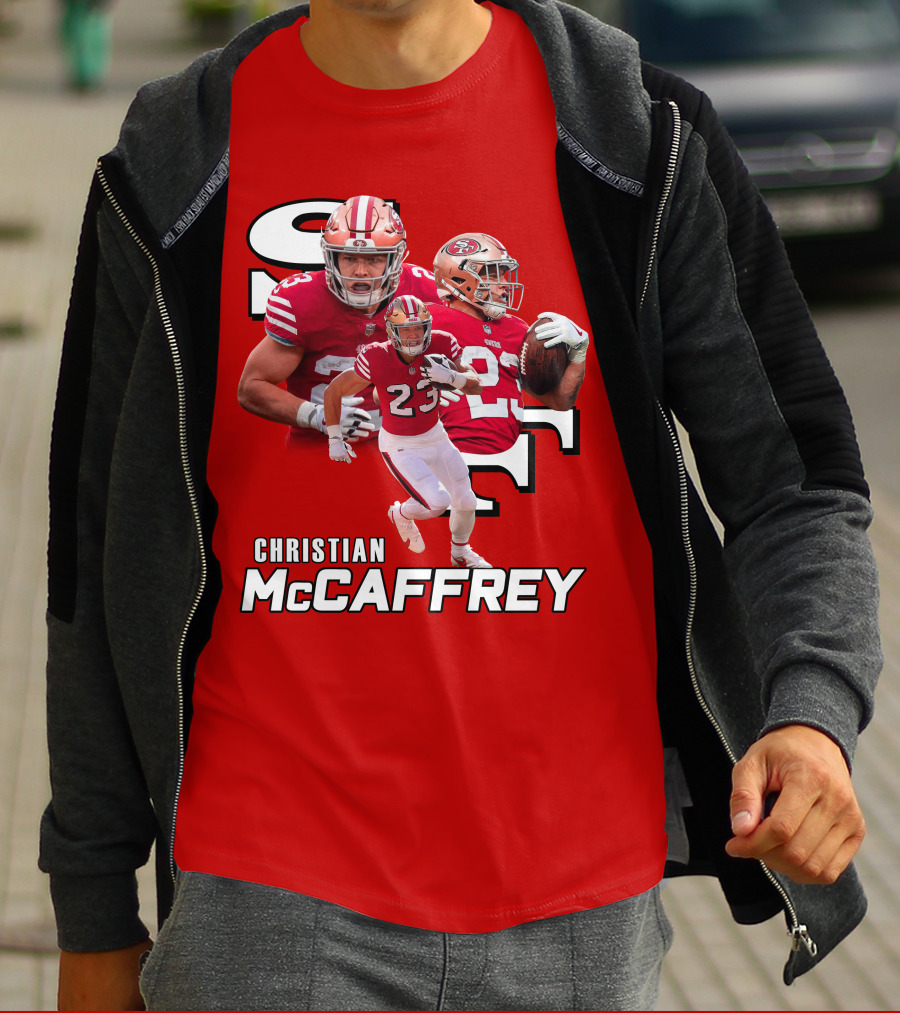Christian McCaffrey 49ers Football Number 23 T-Shirt