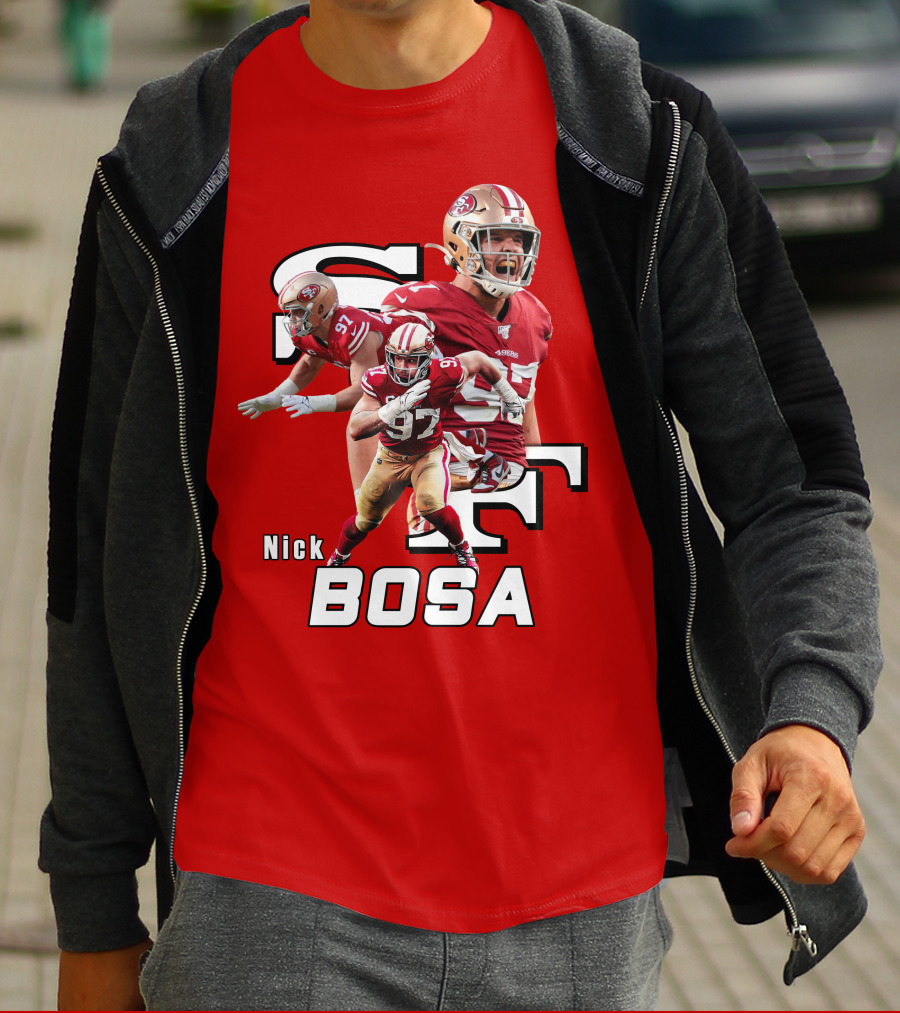 Nick Bosa 49ers Football Player SF T-Shirt