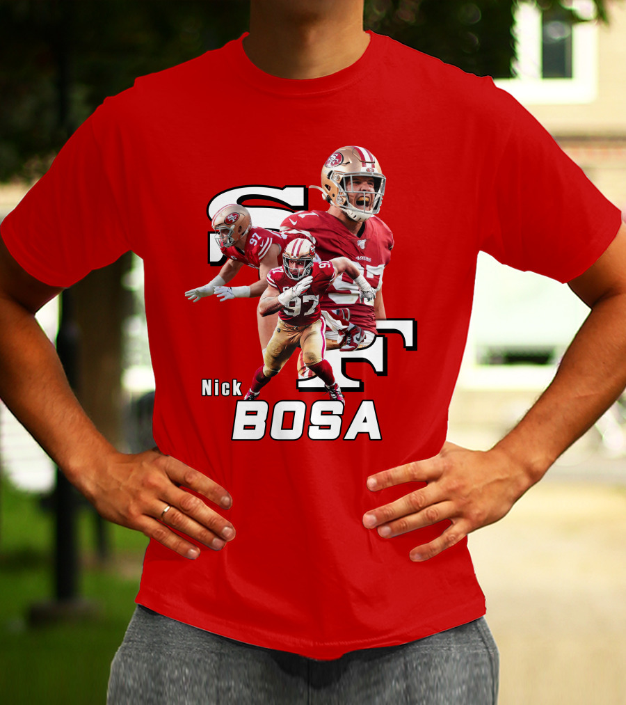 Nick Bosa 49ers Football Player SF T-Shirt