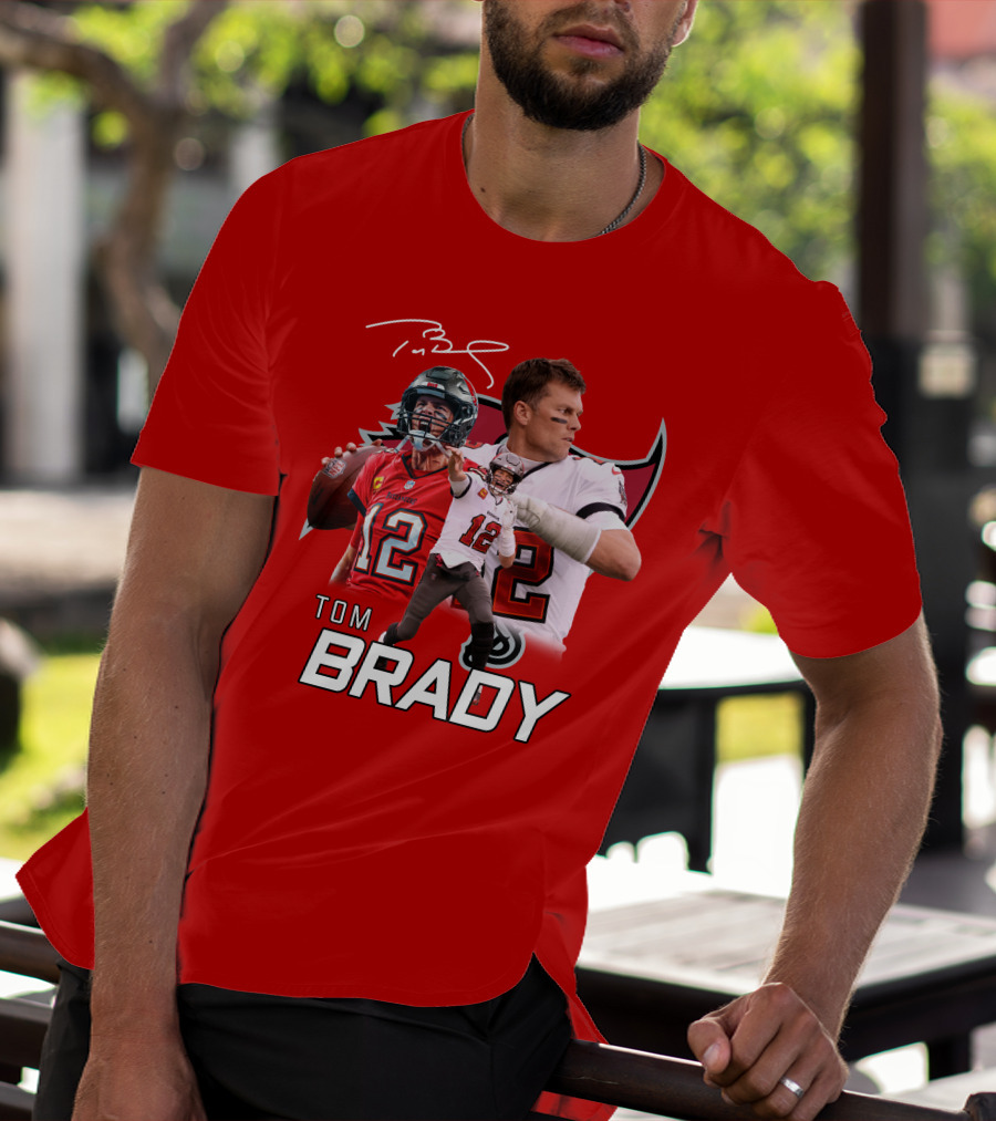 Tom Brady 12 Buccaneers Quarterback T-Shirt