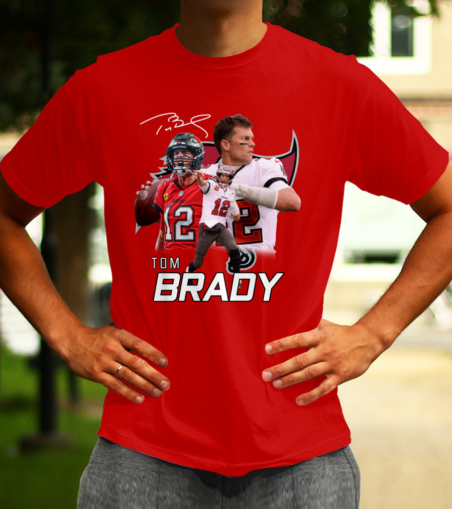 Tom Brady 12 Buccaneers Quarterback T-Shirt
