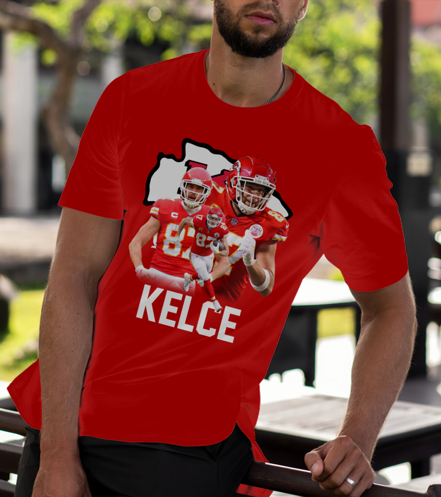 Kansas City Chiefs 87 Football Player NFL Athlete T-Shirt
