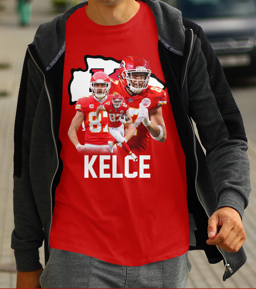 Kansas City Chiefs 87 Football Player NFL Athlete T-Shirt
