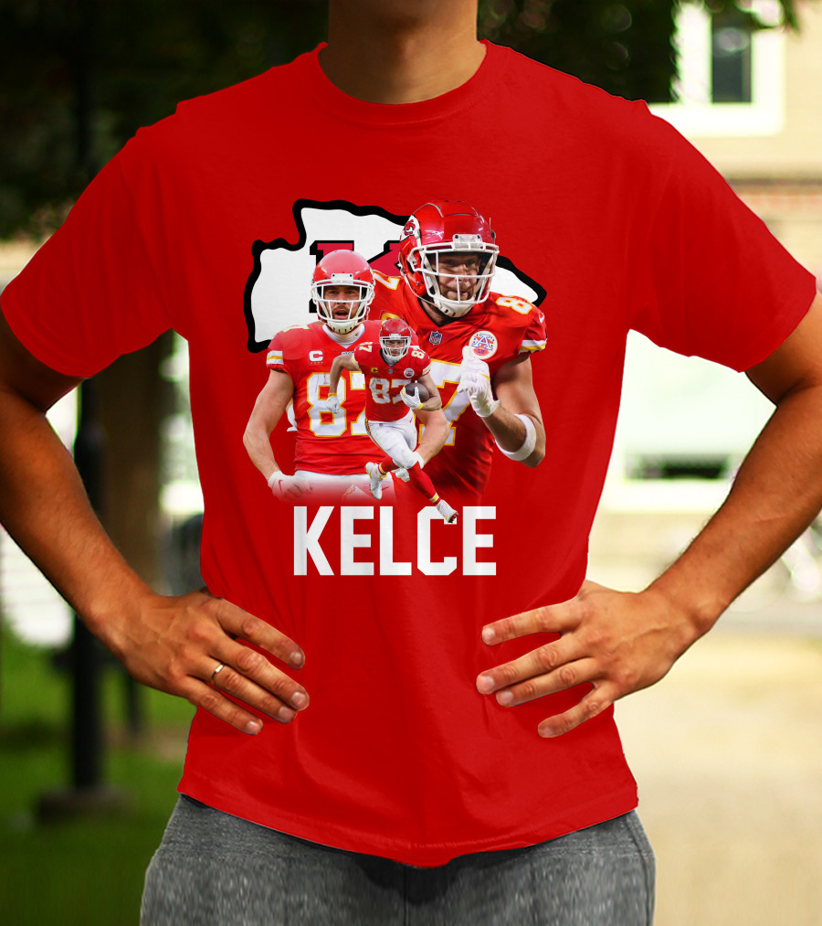 Kansas City Chiefs 87 Football Player NFL Athlete T-Shirt