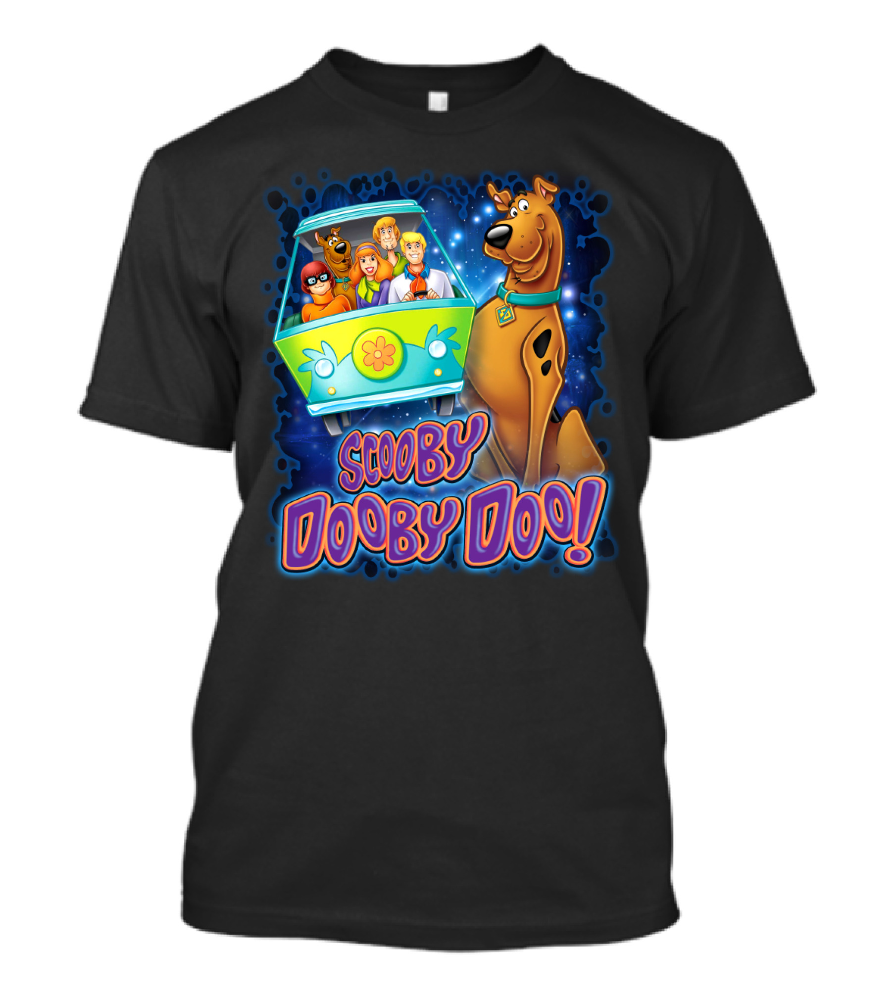 Scooby Dooby Doo Mystery Machine Adventure With The Gang T-Shirt