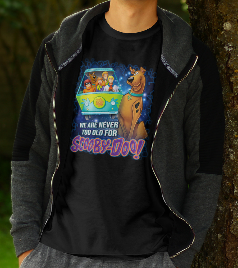 Scooby-Doo Mystery Machine We Are Never Too Old For Adventure T-Shirt