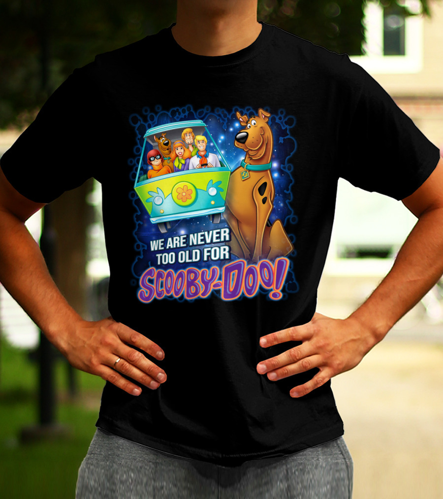 Scooby-Doo Mystery Machine We Are Never Too Old For Adventure T-Shirt