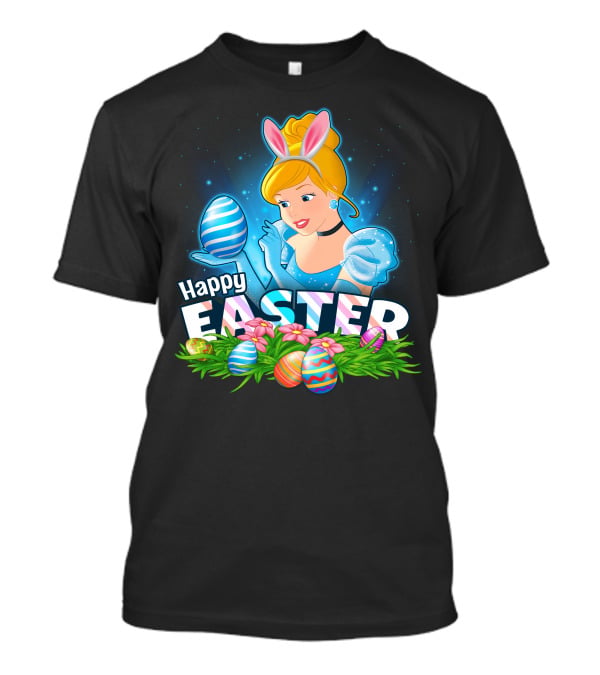 Cinderella Bunny Ears Easter Eggs Celebration T-Shirt