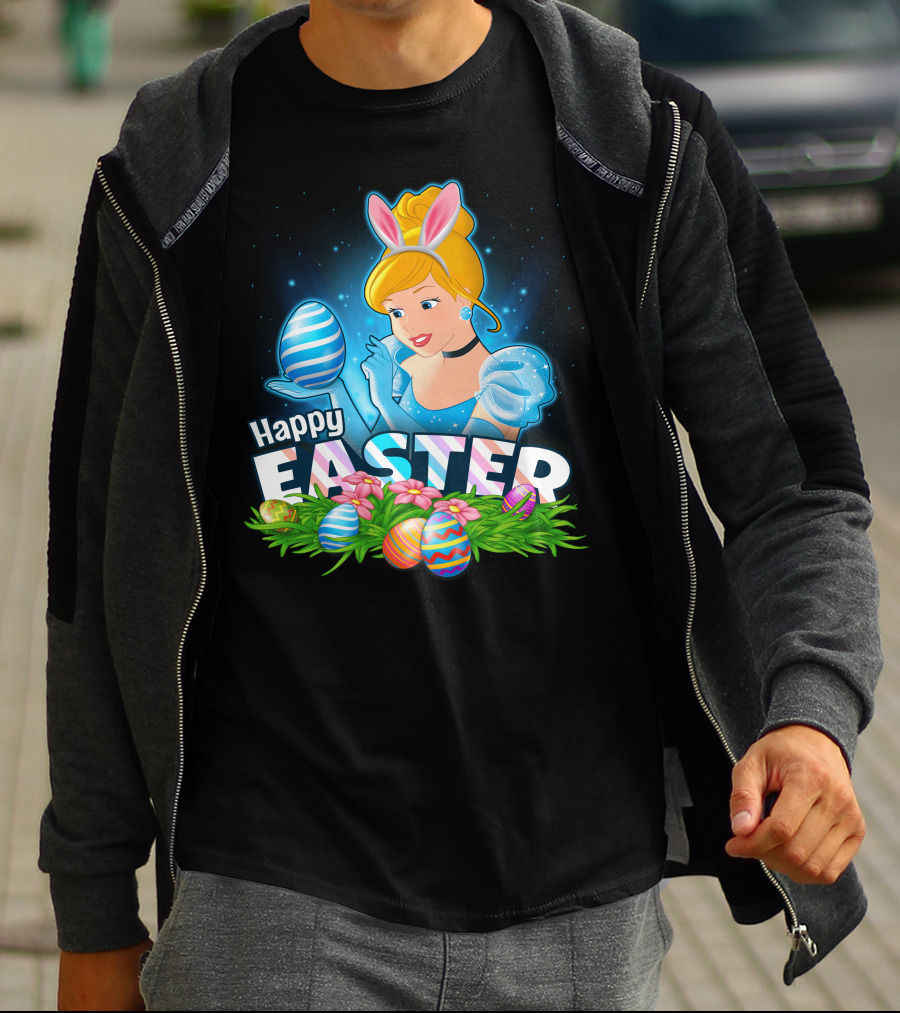 Cinderella Bunny Ears Easter Eggs Celebration T-Shirt