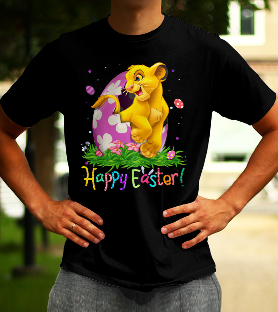 Simba Happy Easter Egg Celebration T-Shirt