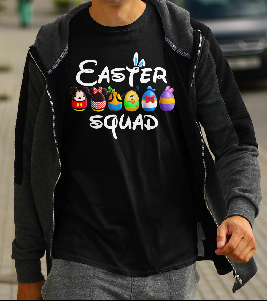 Easter Squad Disney-Inspired Eggs With Iconic Elements T-Shirt