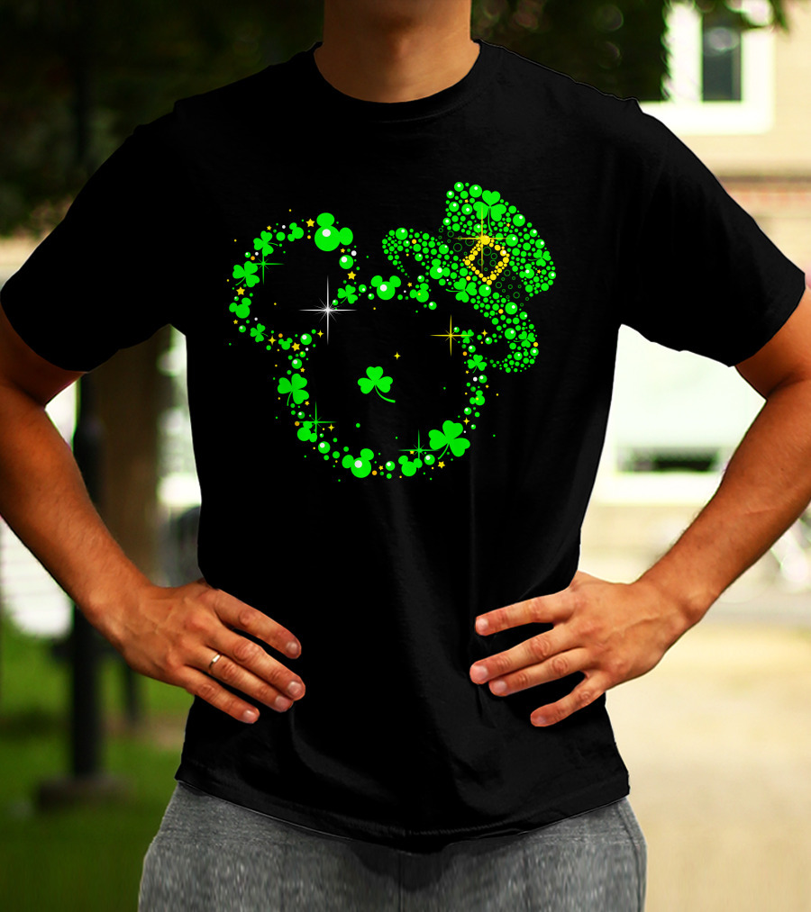 Mickey Patrick's Day Leprechaun Hat Shamrock Magic T-Shirt