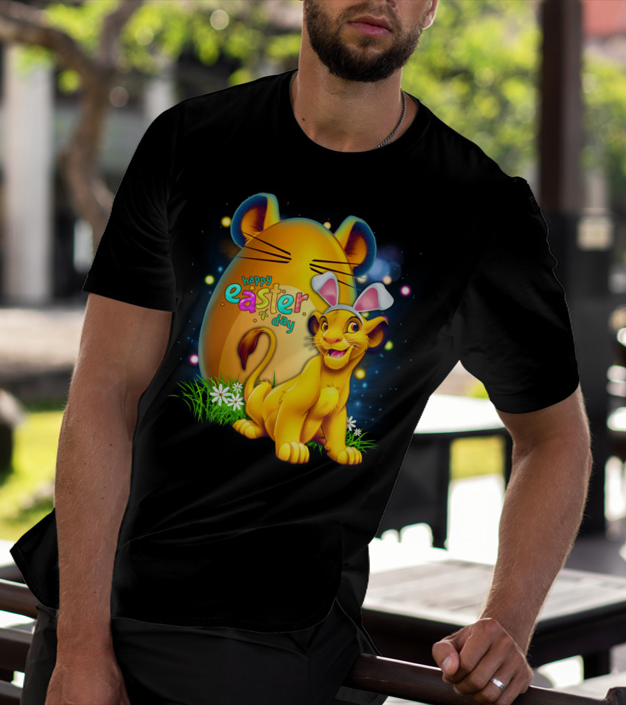 Simba Happy Easter Day Bunny Ears Egg T-Shirt