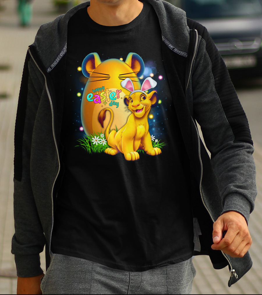Simba Happy Easter Day Bunny Ears Egg T-Shirt
