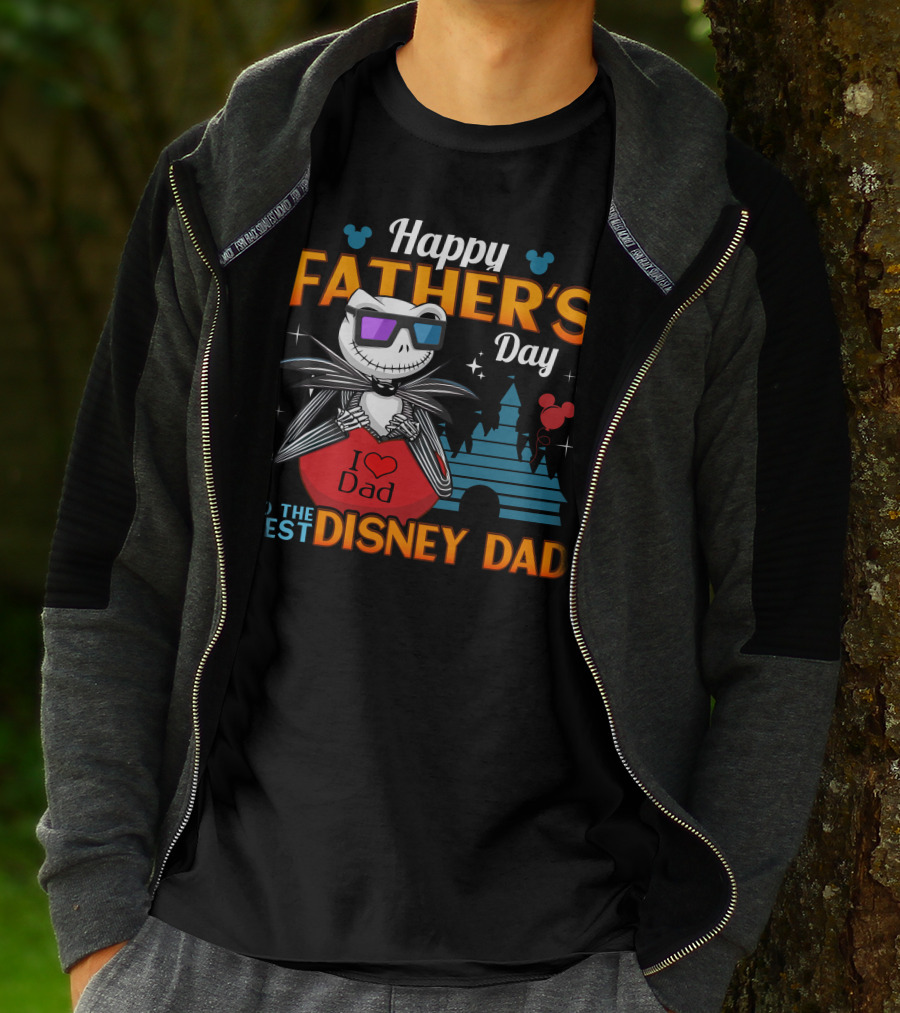 Happy Father's Day To The Best Disney Dad Jack Skellington T-Shirt