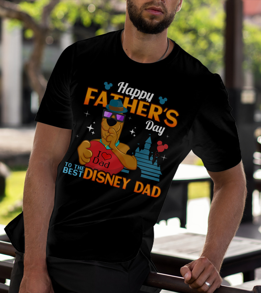 Happy Father's Day To The Best Disney Dad Scooby Doo T-Shirt