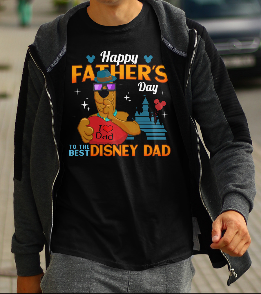 Happy Father's Day To The Best Disney Dad Scooby Doo T-Shirt