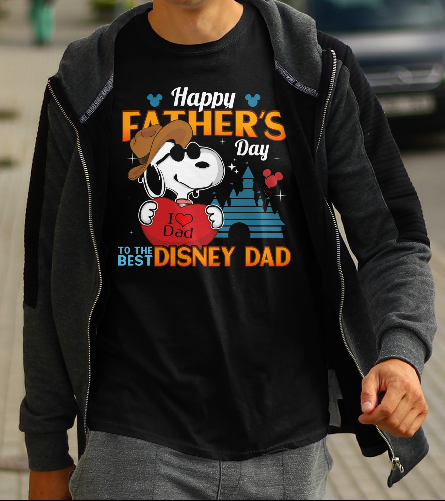 Happy Father's Day To The Best Disney Dad T-Shirt
