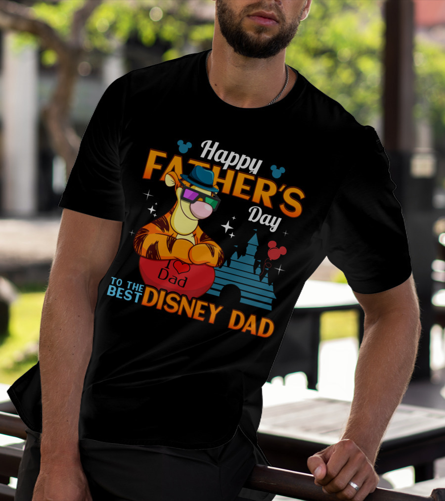 Happy Father's Day Tigger Disney Dad T-Shirt