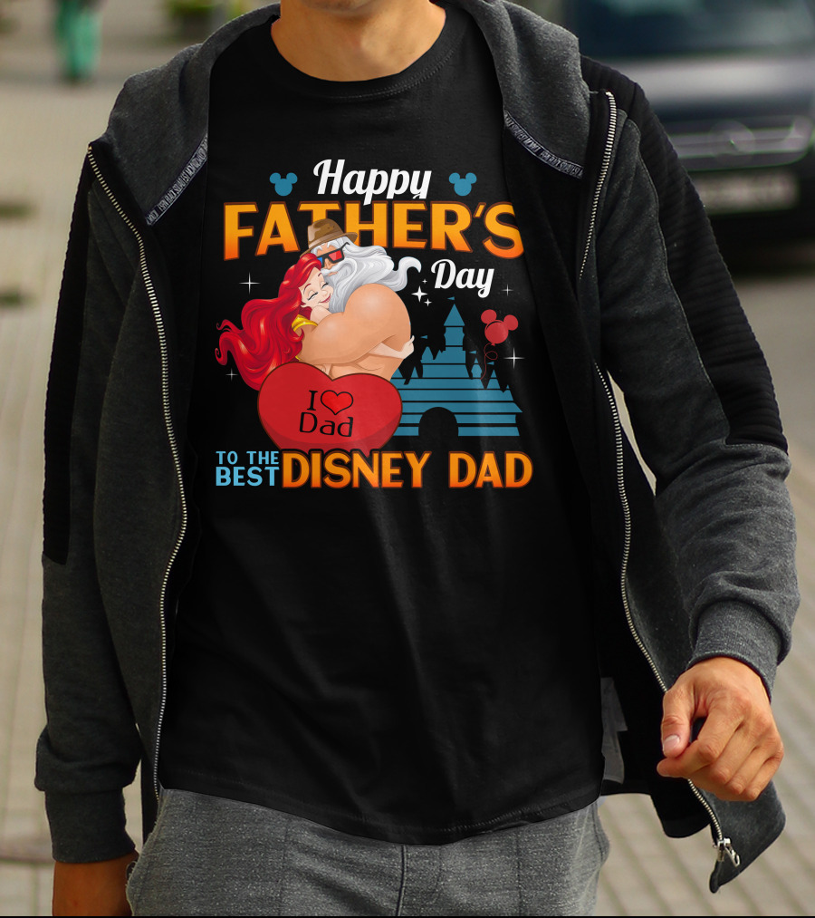 Happy Father's Day To The Best Disney Dad T-Shirt
