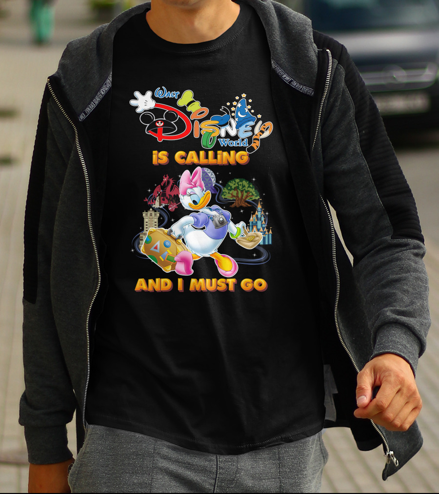Walt Disney World Is Calling And I Must Go Daisy Duck T-Shirt