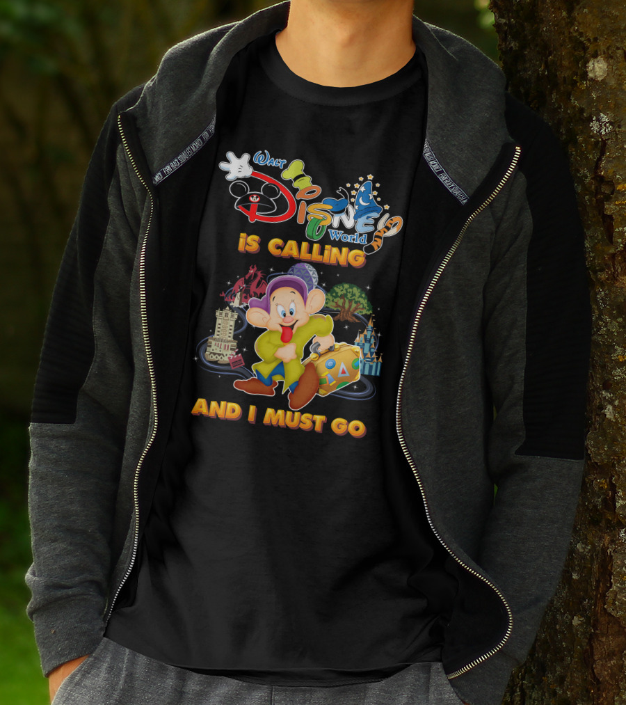 Walt Disney World Is Calling And I Must Go Dopey T-Shirt