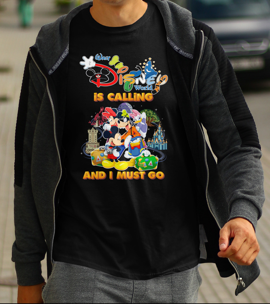Walt Disney World Is Calling And I Must Go Mickey & Friends T-Shirt