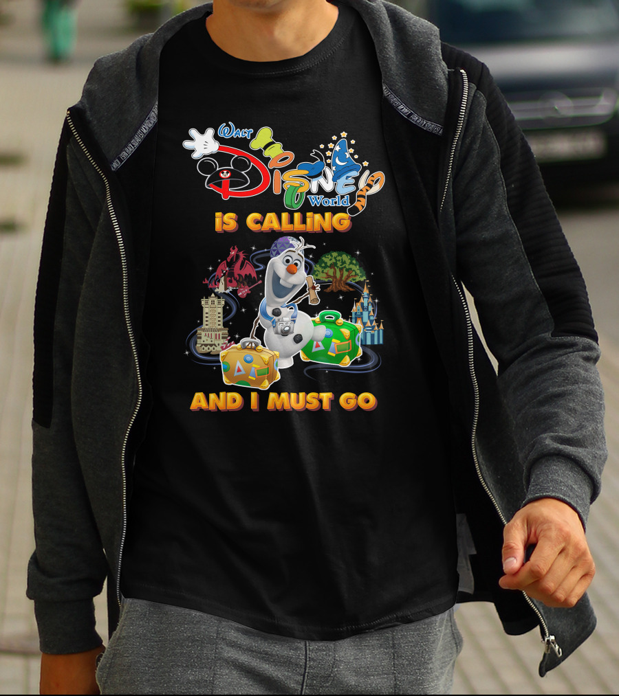 Walt Disney World Is Calling And I Must Go Olaf T-Shirt