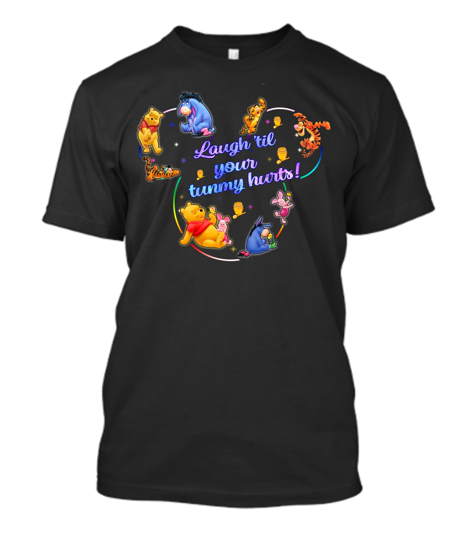 Laugh 'Til Your Tummy Hurts Winnie The Pooh And Friends T-Shirt