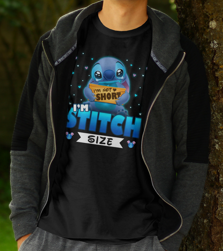 I'm Stitch I'm Not Short Size T-Shirt