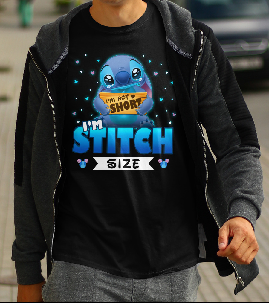 I'm Stitch I'm Not Short Size T-Shirt