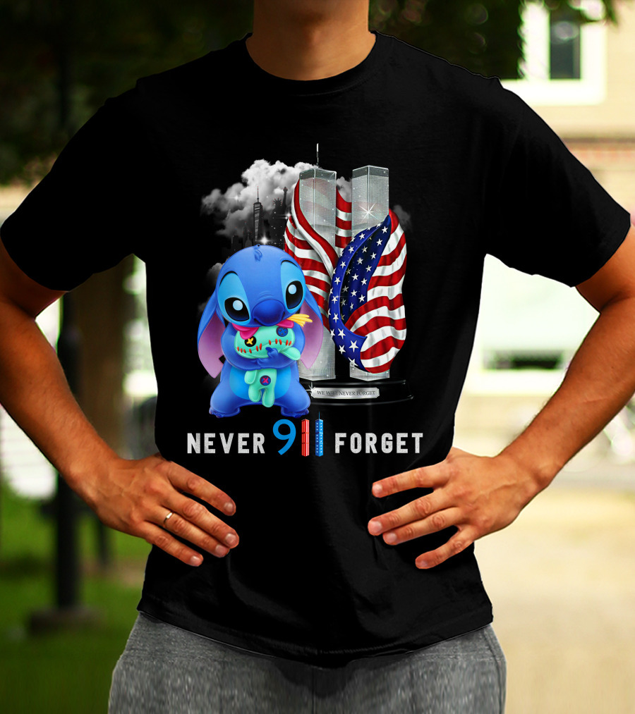 Never 911 Forget Stitch-D T-Shirt
