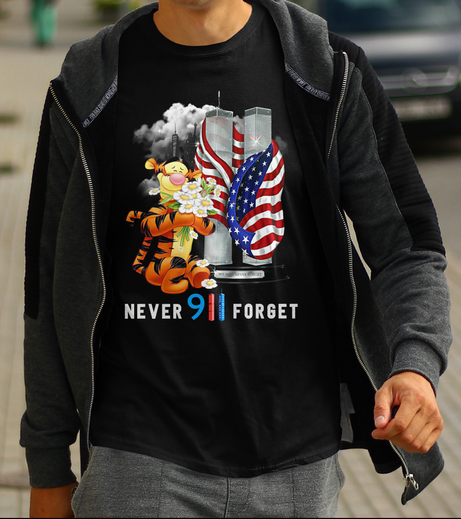 Never 9/11 Forget Tigger-D T-Shirt
