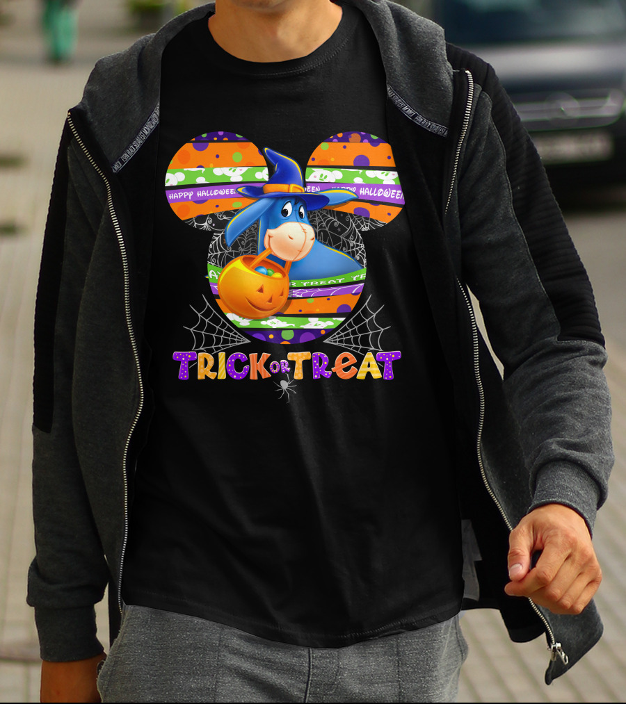 Eeyore Trick Or Treat Happy Halloween T-Shirt