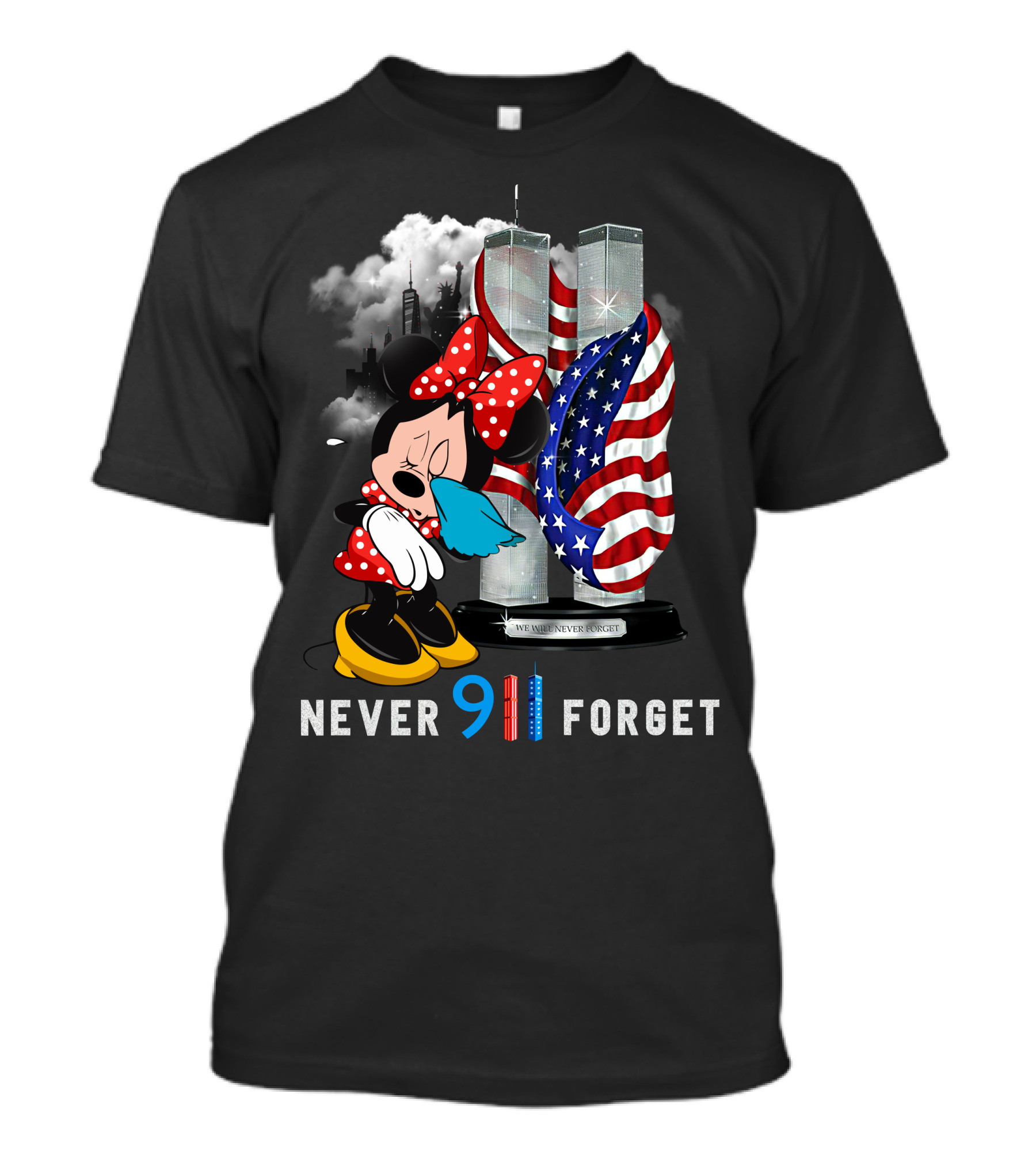 Never Forget Minnie 911 Tribute T-Shirt