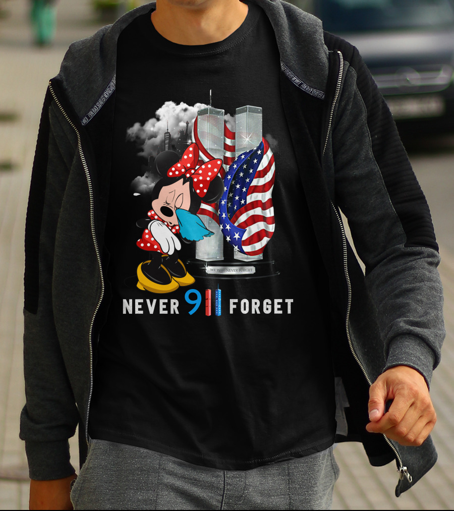 Never Forget Minnie 911 Tribute T-Shirt