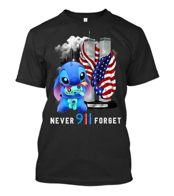 Never 9/11 Forget Stitch We Will Never Forget T-Shirt