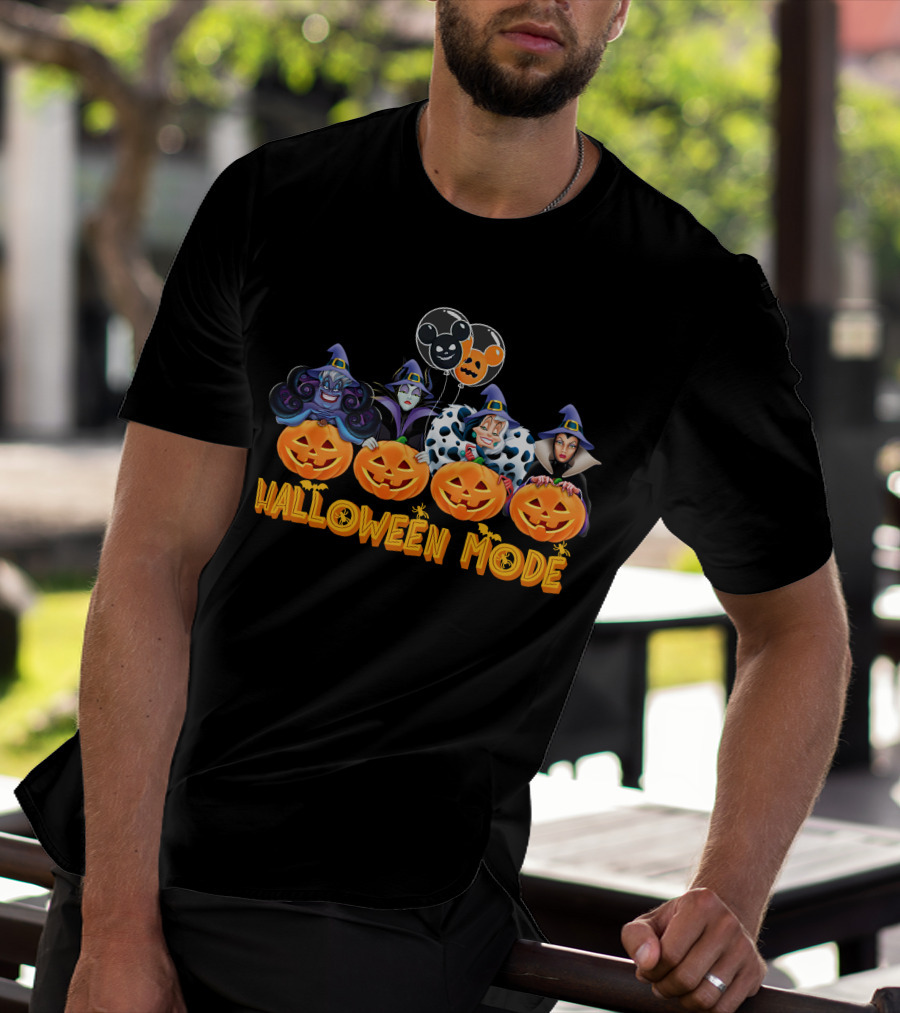 Halloween Mode Villains Pumpkins T-Shirt
