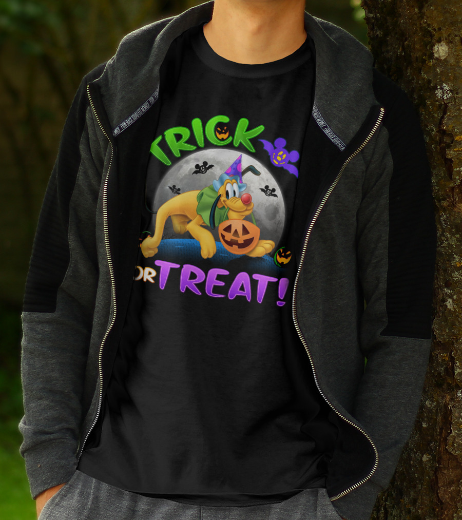 Trick Or Treat Pluto Halloween Disney T-Shirt