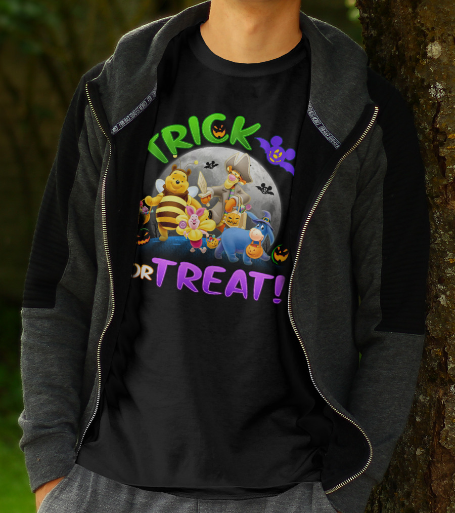 Trick Or Treat Winnie The Pooh Halloween Adventure T-Shirt