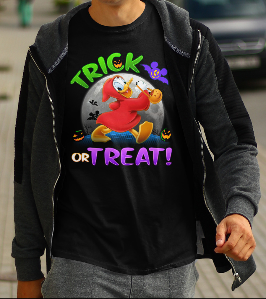 Trick Or Treat Donald Duck Halloween Disney T-Shirt