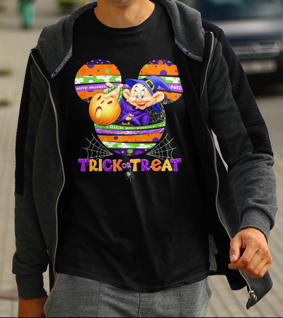 Happy Halloween Dopey Trick Or Treat T-Shirt