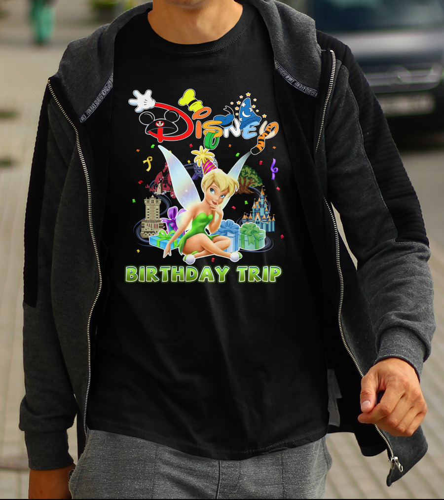 Disney Tinkerbell Birthday Trip Adventure T-Shirt