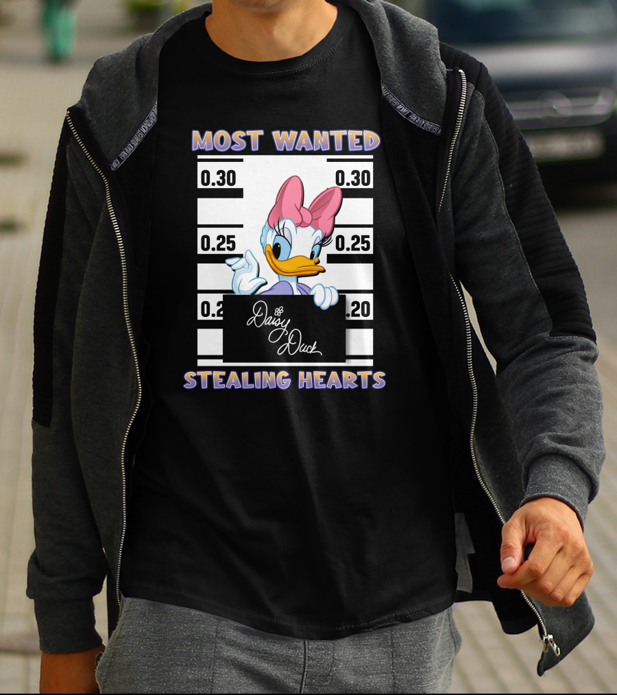 Most Wanted Daisy Duck Stealing Hearts T-Shirt