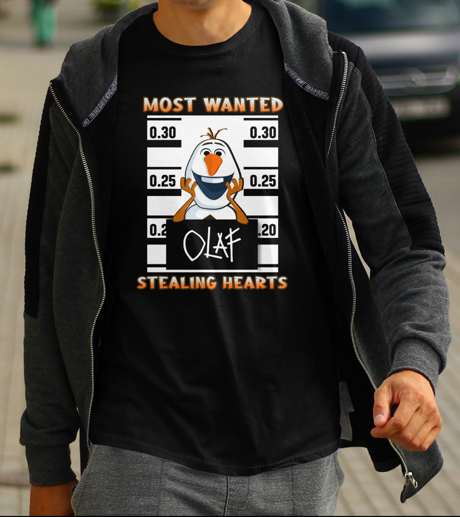 Most Wanted Olaf Stealing Hearts T-Shirt