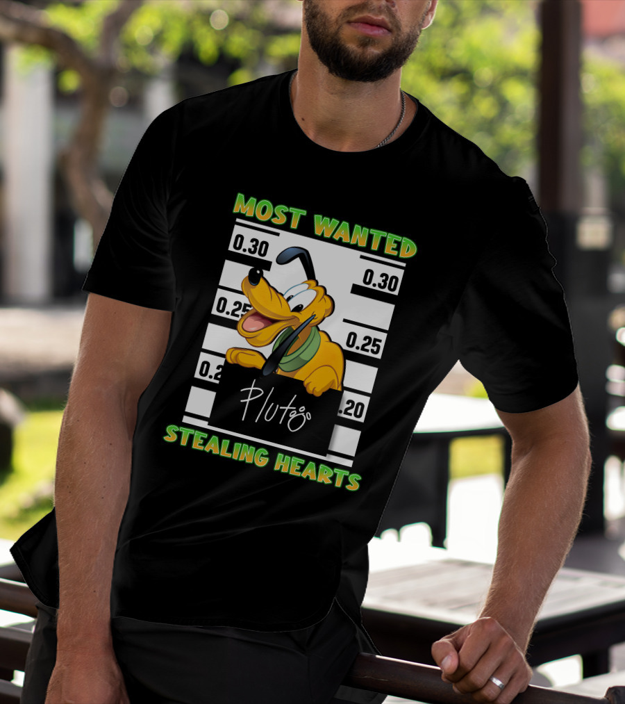 Most Wanted Stealing Hearts Pluto T-Shirt