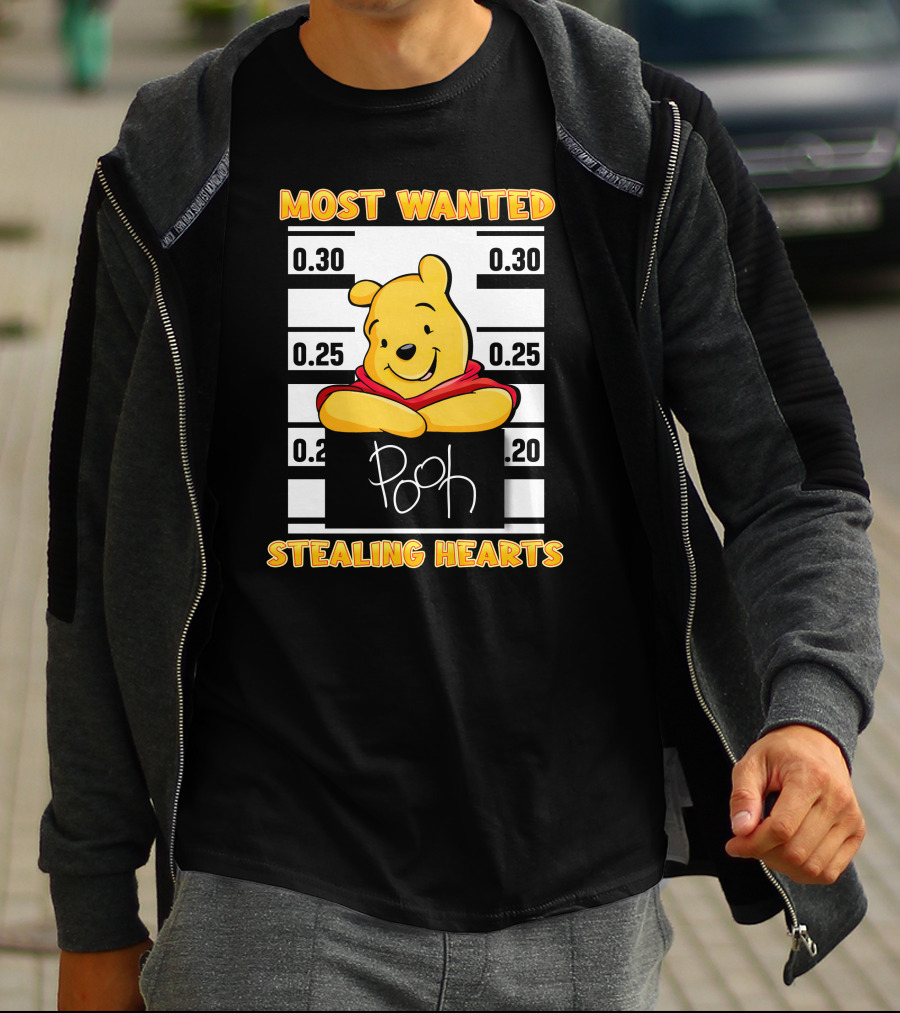 Most Wanted Pooh Stealing Hearts T-Shirt