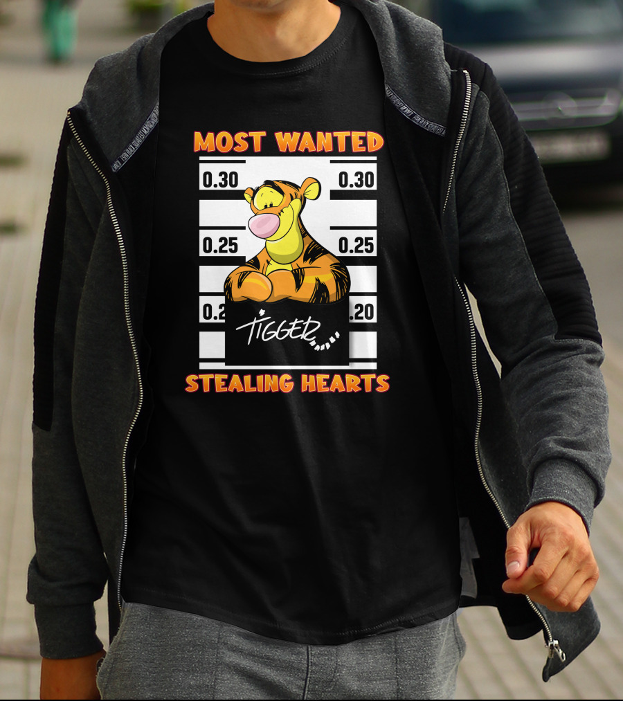 Most Wanted Tigger Stealing Hearts T-Shirt