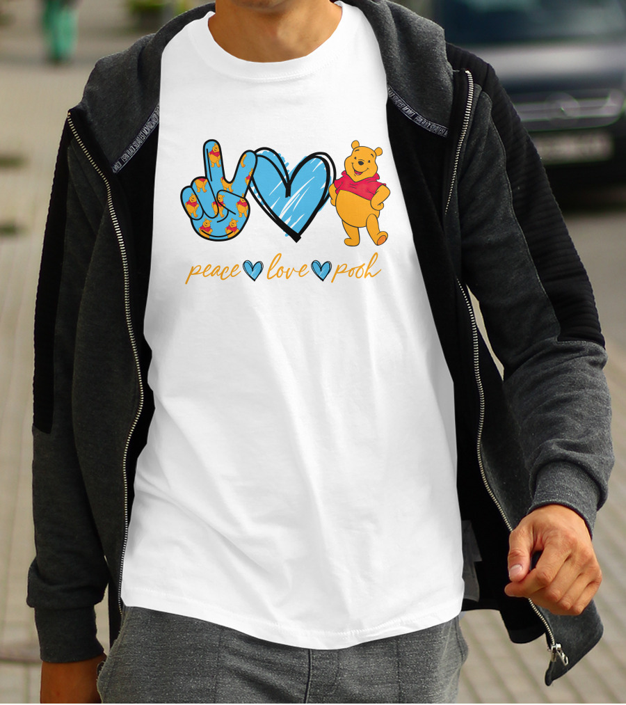 Peace Love Pooh T-Shirt